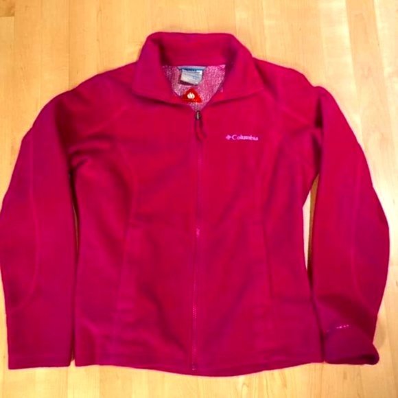 Columbia Jackets & Blazers - Hot Pink Columbia Fleece Jacket Womens XS - Excellent Condition - Spring Season
